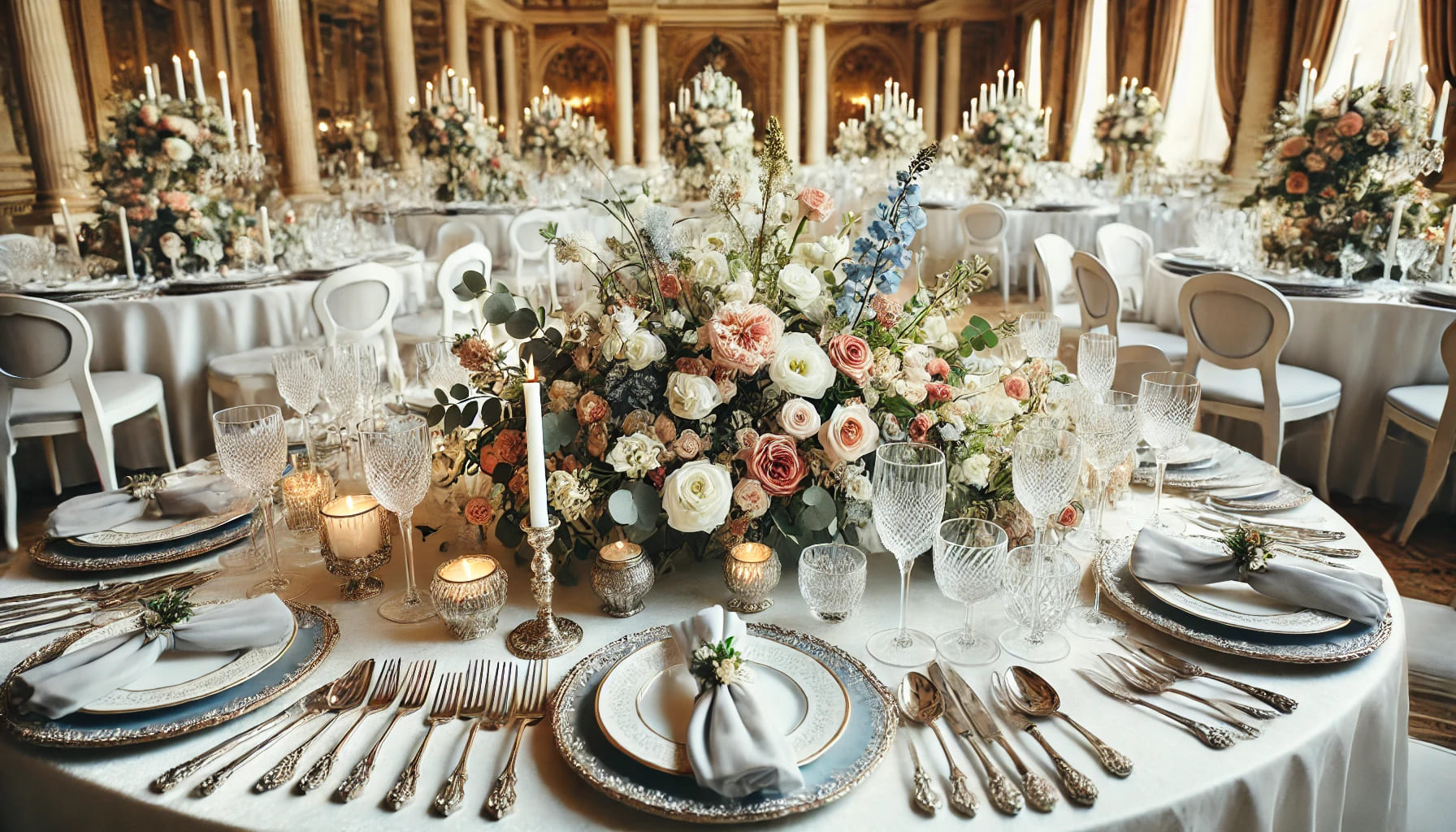 Stunning Table Settings for Your Reception