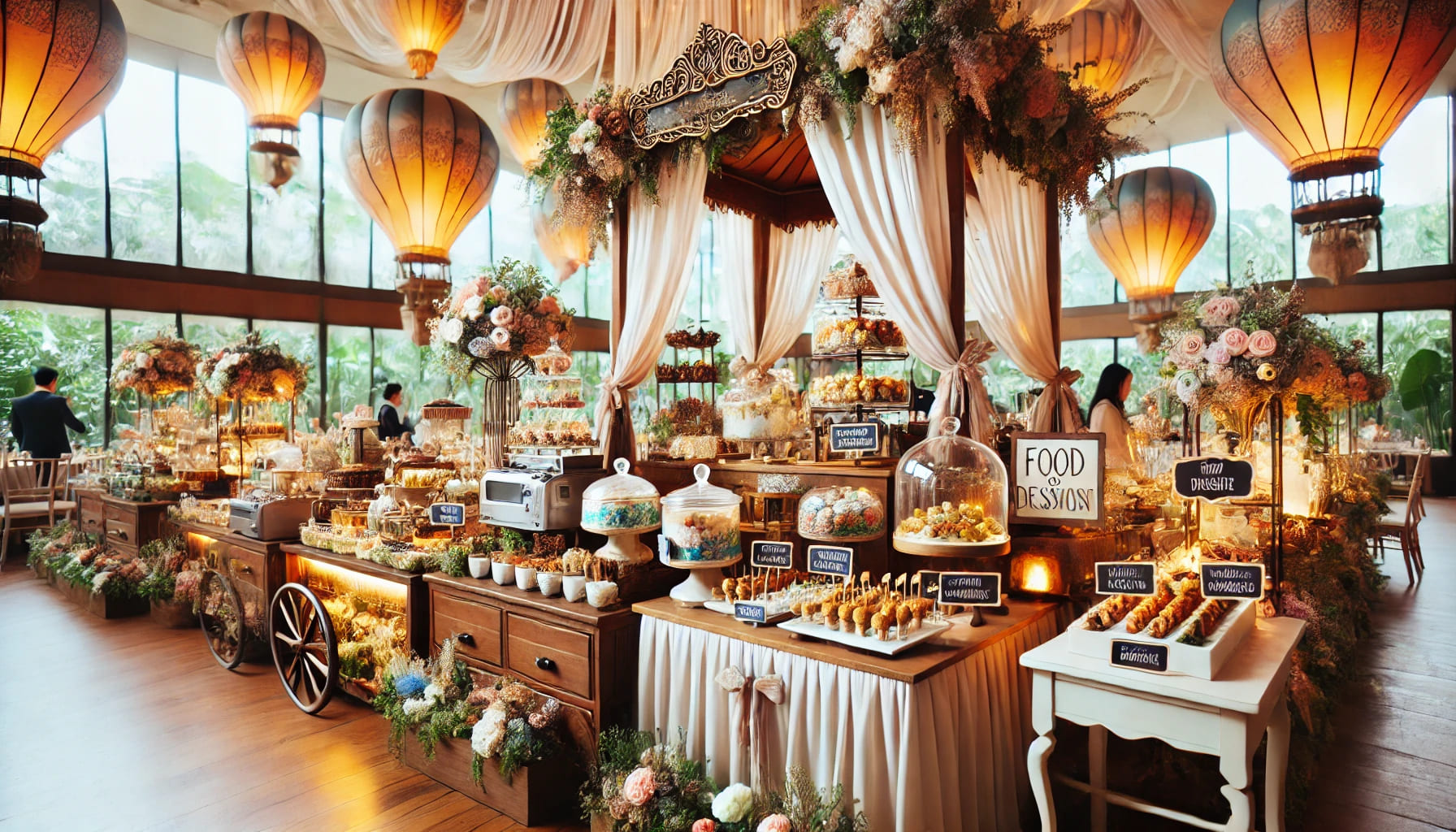 Creative Themed Food and Beverage Stations