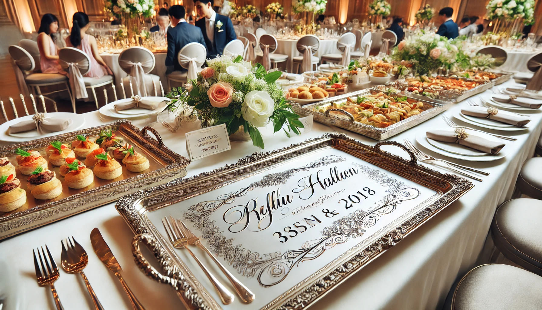 Personalised Custom-Engraved Serving Trays