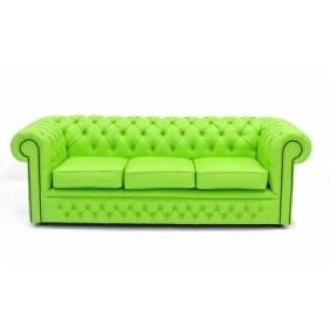 Three Seater Chesterfield Lime Green Avon Catering Event Hire Three Seater Chesterfield Lime Green, Lime Green Leather Sofa